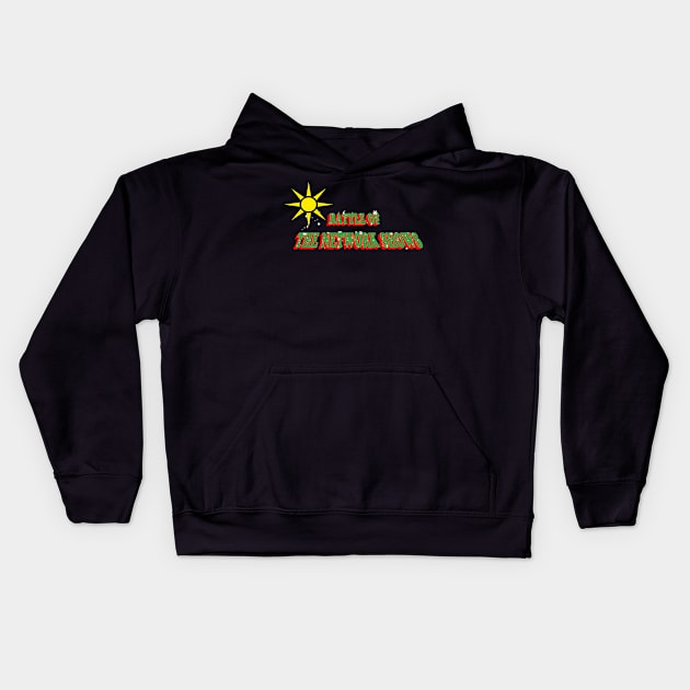 Battle of the Network Shows Logo Christmas in July Kids Hoodie by Battle of the Network Shows